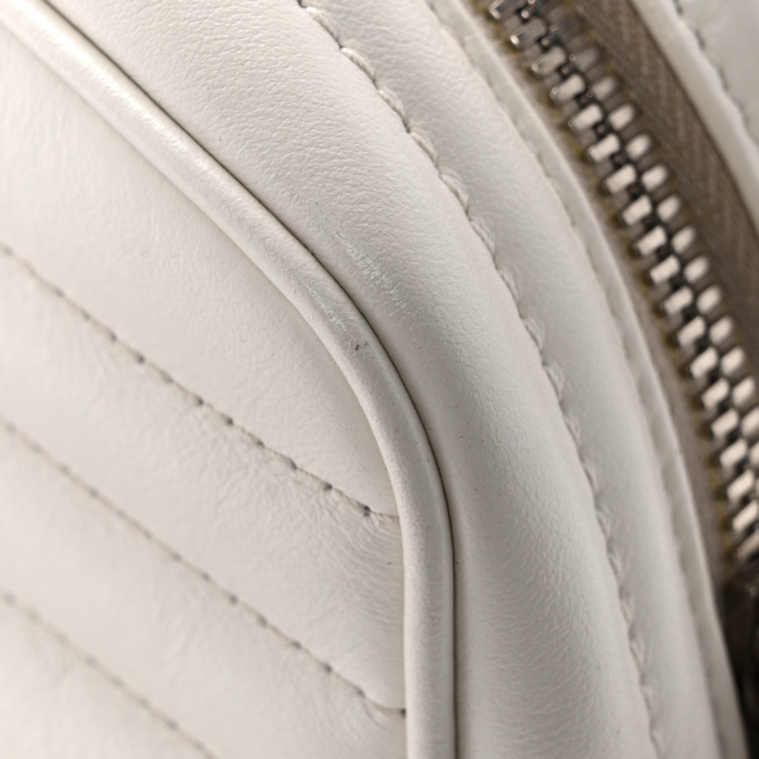 Prada Soft Calfskin Diagramme Camera Bag White 11 of 13