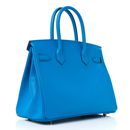 Hermes Epsom Birkin 30 Bleu Zanzibar 3 of 10