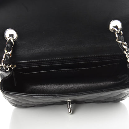 Chanel Lambskin Quilted Mini Rectangular Flap Black 5 of 8