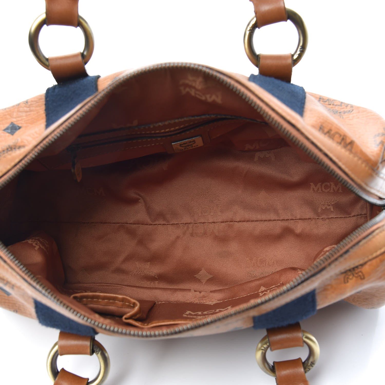 MCM Visetos Bag Cognac 5 of 11