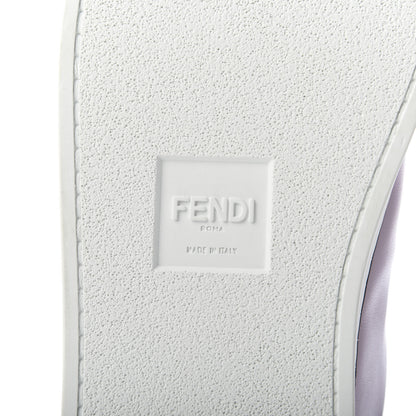 Fendi X JOSHUA VIDES Nappa Rockoclick Slip On Sneakers 38 Pink Xiloph White Black 7 of 9