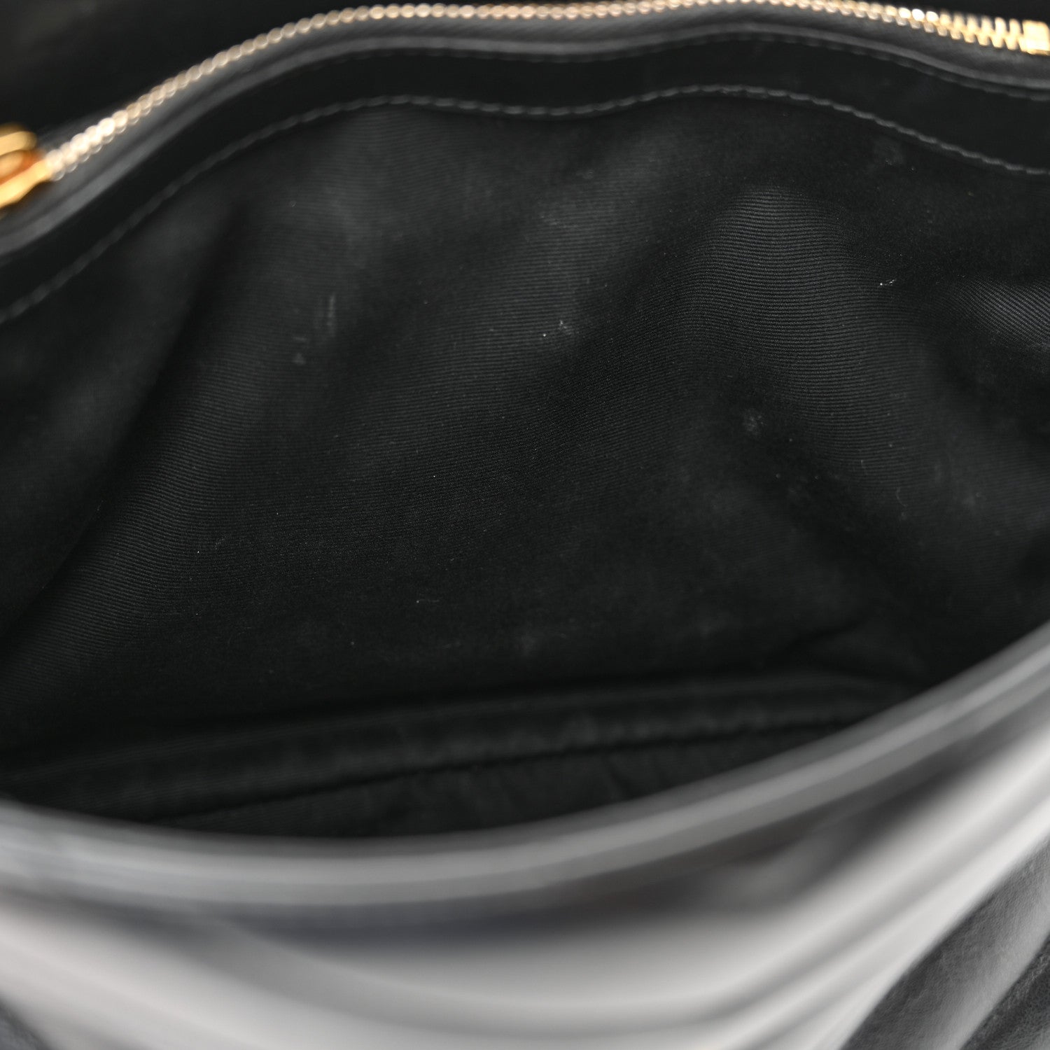 Saint Laurent Calfskin Y Quilted Monogram Medium Loulou Chain Satchel Black 13 of 16