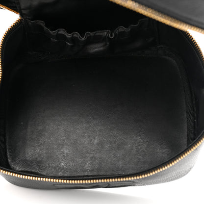 Chanel Caviar Vanity Cosmetic Case Black 5 of 13