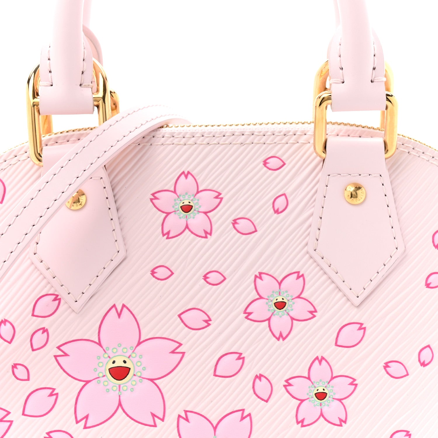 Louis Vuitton LV X TM Epi Cherry Blossom Alma BB Pink 7 of 9