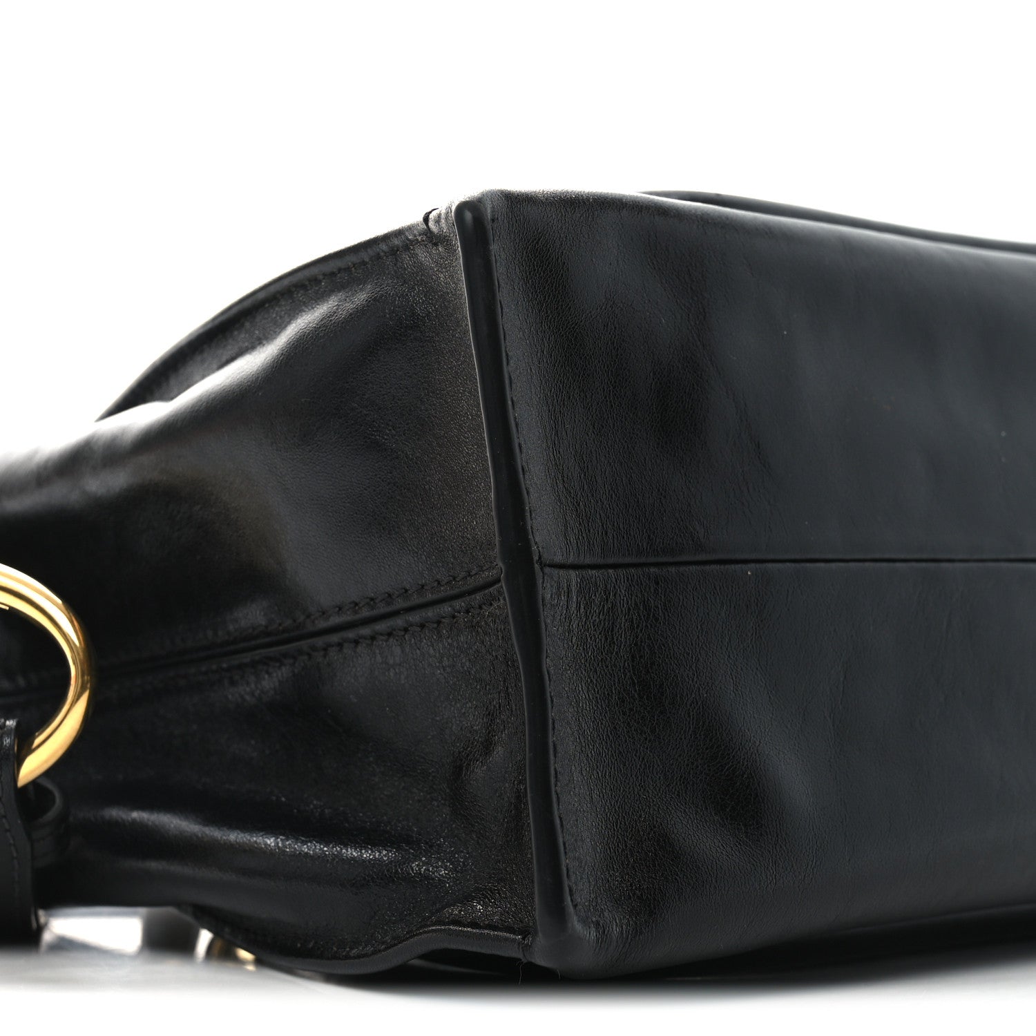 Chloe Shiny Calfskin Small Paraty 24 Black 8 of 9