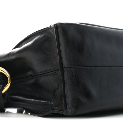 Chloe Shiny Calfskin Small Paraty 24 Black 8 of 9
