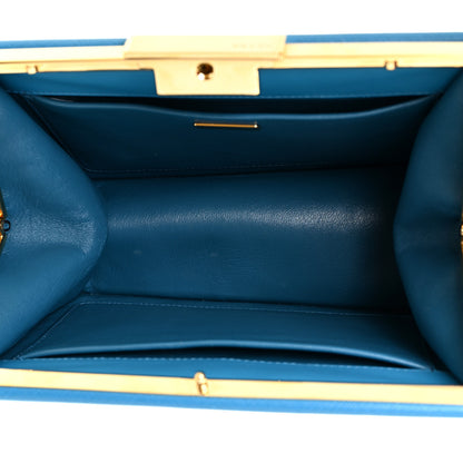 Prada Saffiano City Calf Light Frame Bag Celeste 5 of 15