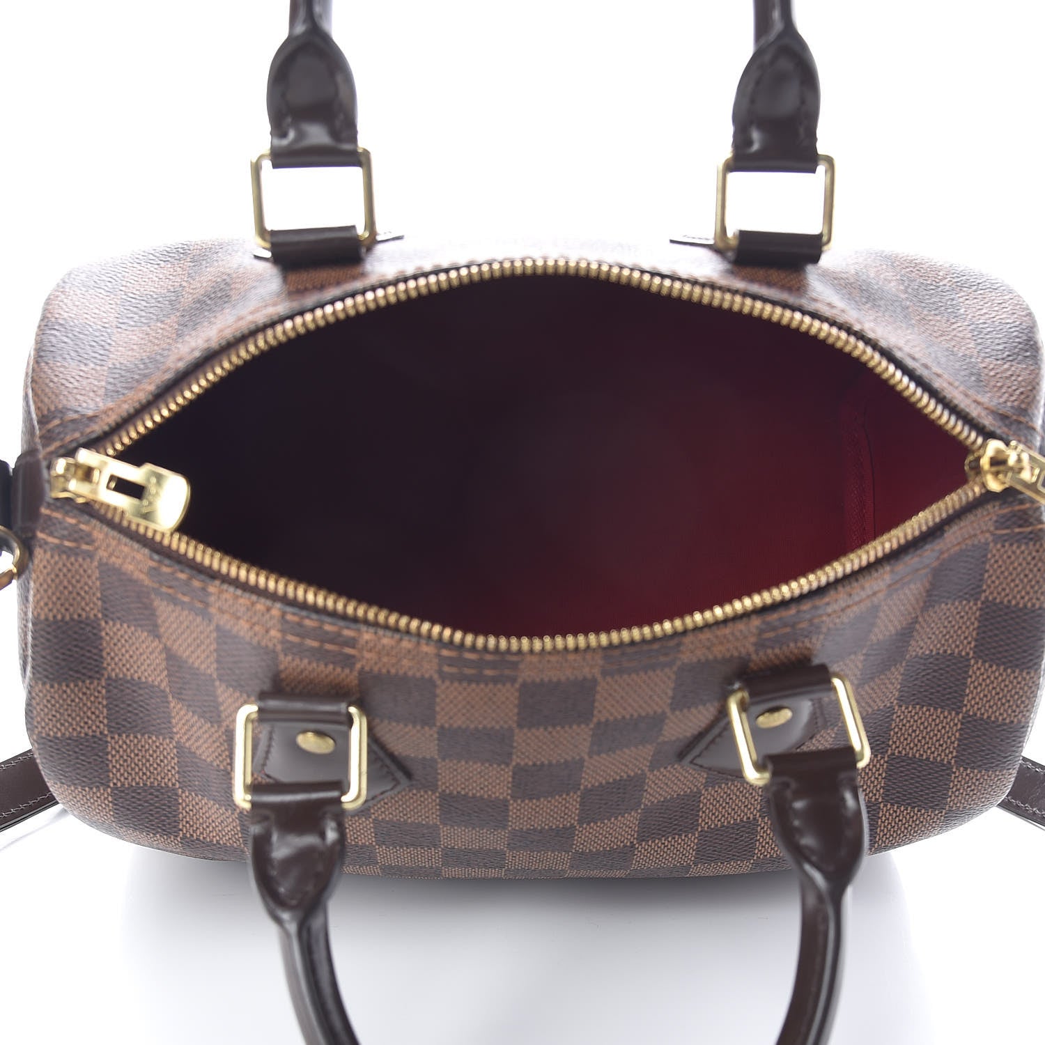 Louis Vuitton Damier Ebene Speedy Bandouliere 25 5 of 14