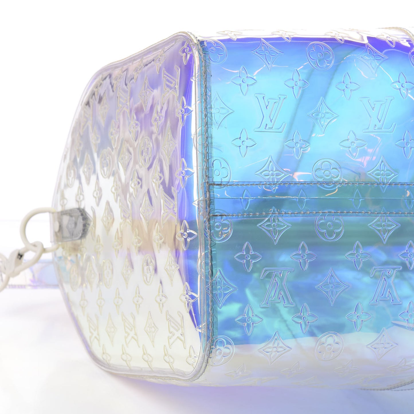 PVC Monogram Keepall Bandouliere 50 Iridescent Prism
