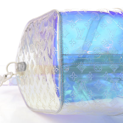Louis Vuitton PVC Monogram Keepall Bandouliere 50 Iridescent Prism 10 of 13