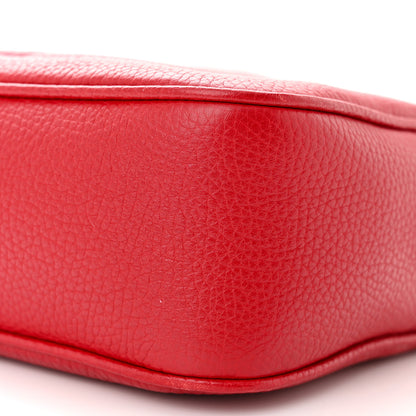 Gucci Pebbled Calfskin Small Soho Disco Bag Vibrant Red 10 of 14