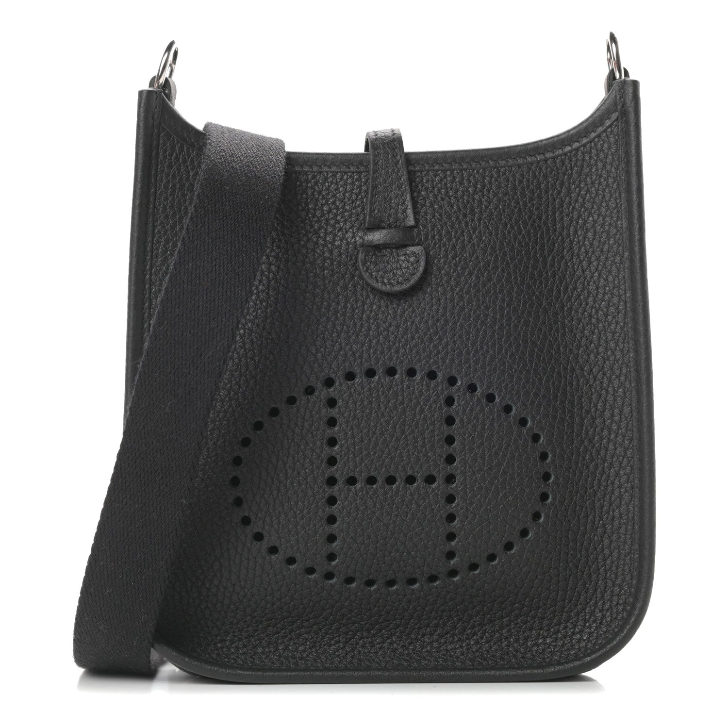 Hermes Taurillon Clemence Evelyne TPM Black 1 of 11