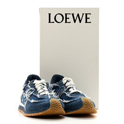 Loewe Deconstructed Denim Flow Runner Sneakers 36 Blue 8 of 8
