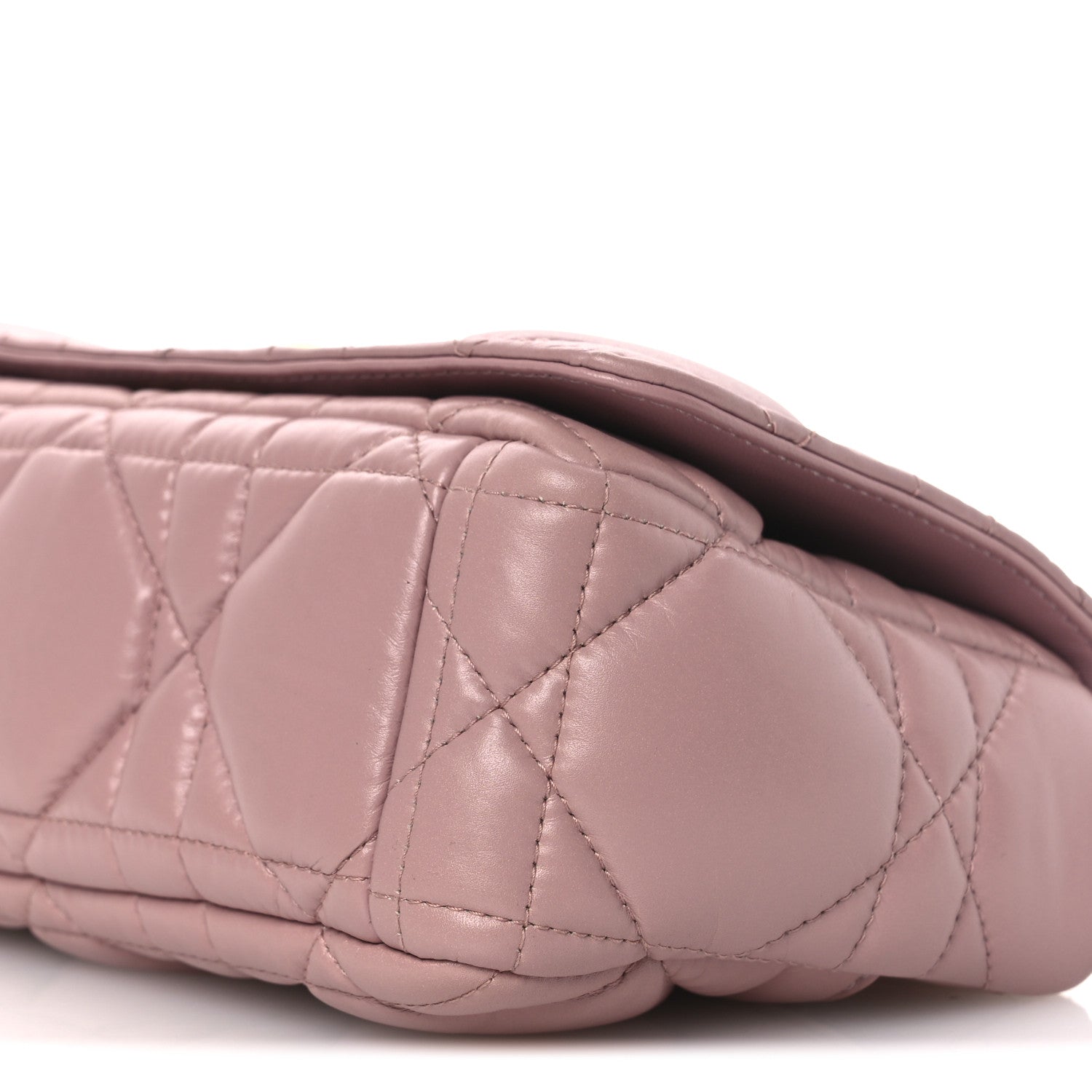 Christian Dior Lambskin Macrocannage Small Dior Caro Bag Pink 10 of 11