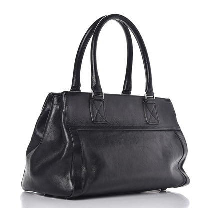 Christian Dior Calfskin CD Flight Tote Black 3 of 12