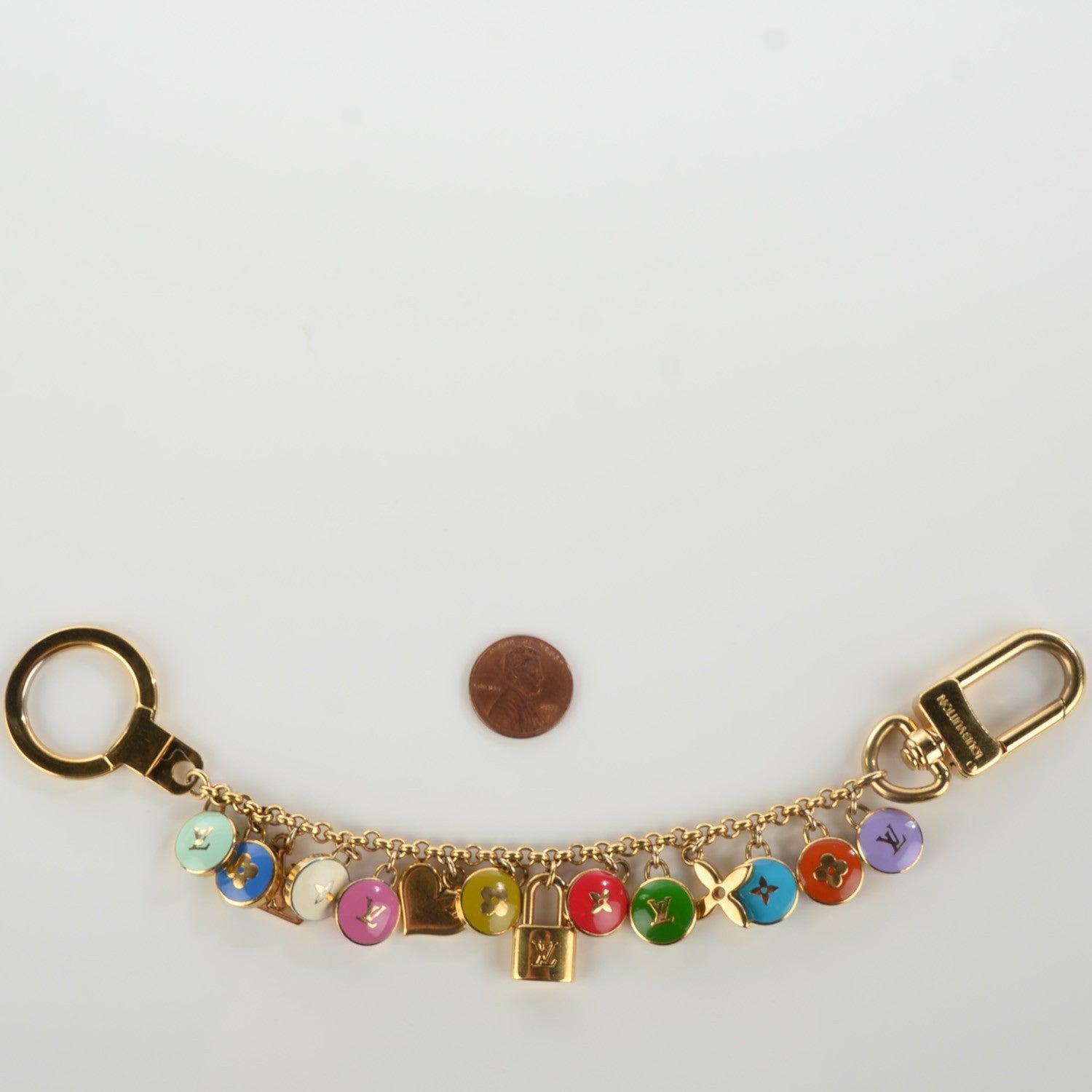 Louis Vuitton Pastilles Key Chain Bag Charm Multicolor 2 of 4