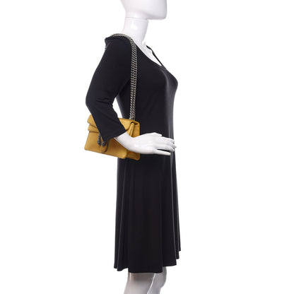 Gucci Satin Silk Crystal Small Dionysus Shoulder Bag Gold Black Diamond 2 of 12