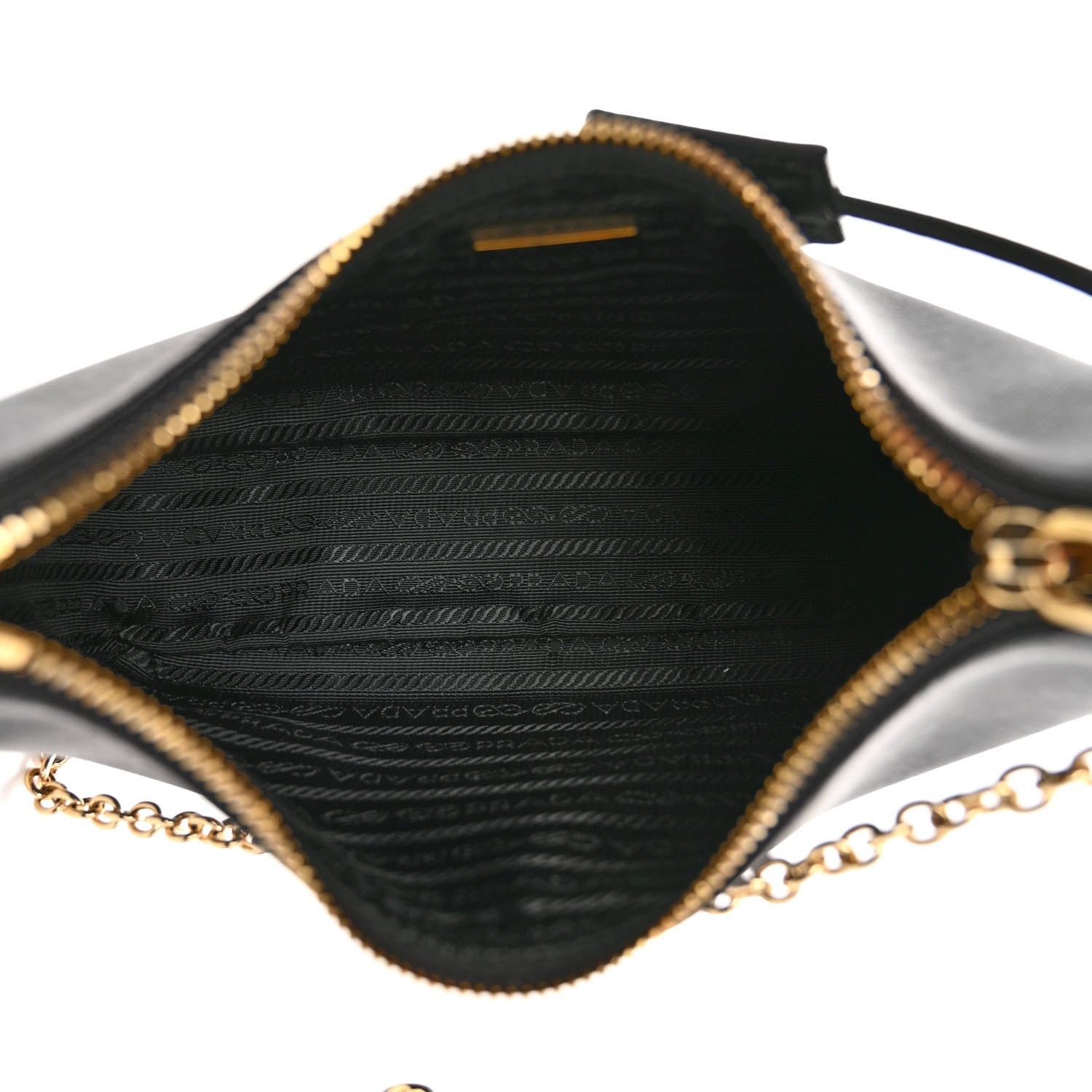 Prada Saffiano Lux Re-Edition 2005 Shoulder Bag Black 5 of 10