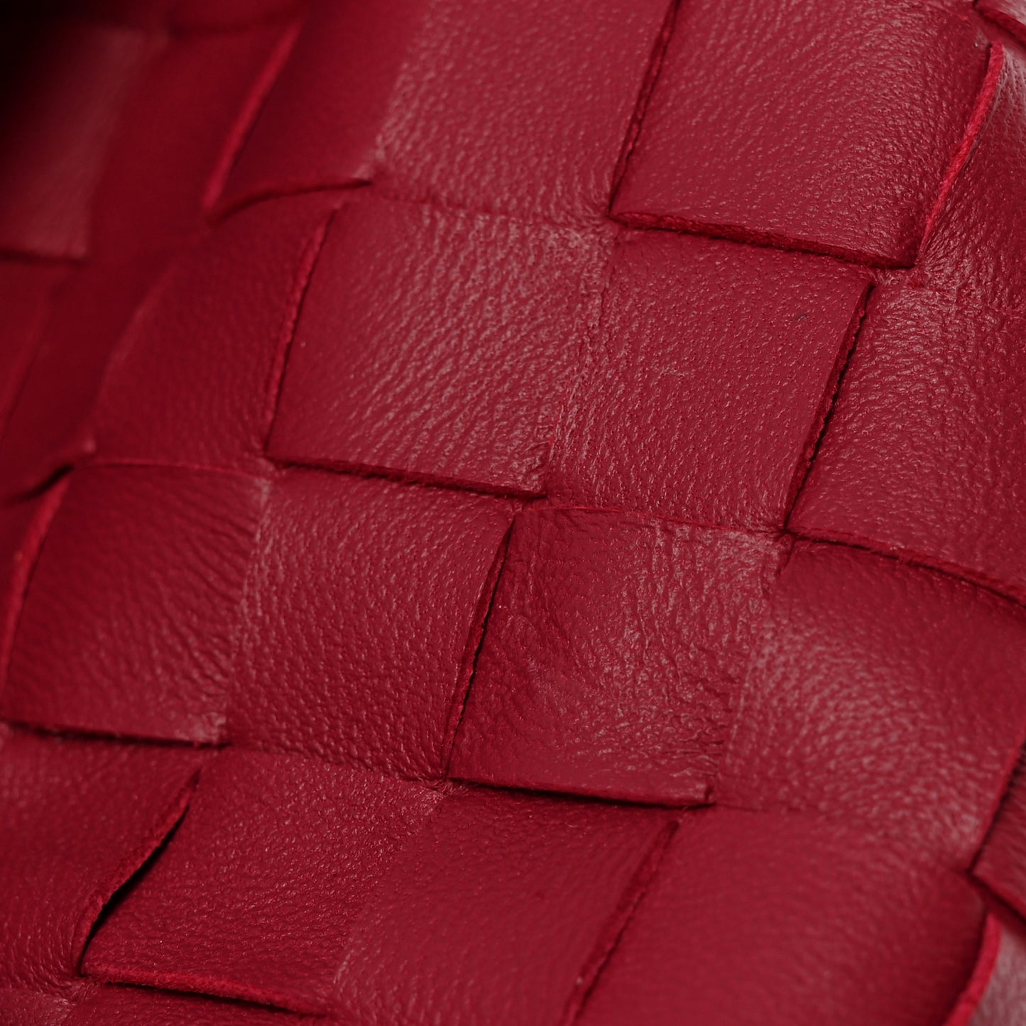 Nappa Maxi Intrecciato The Pouch Oversized Clutch Amaranto