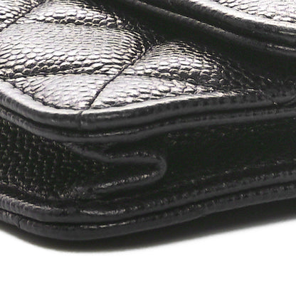 Chanel Caviar Quilted Miss Coco Clutch With Chain  Black 11 of 11