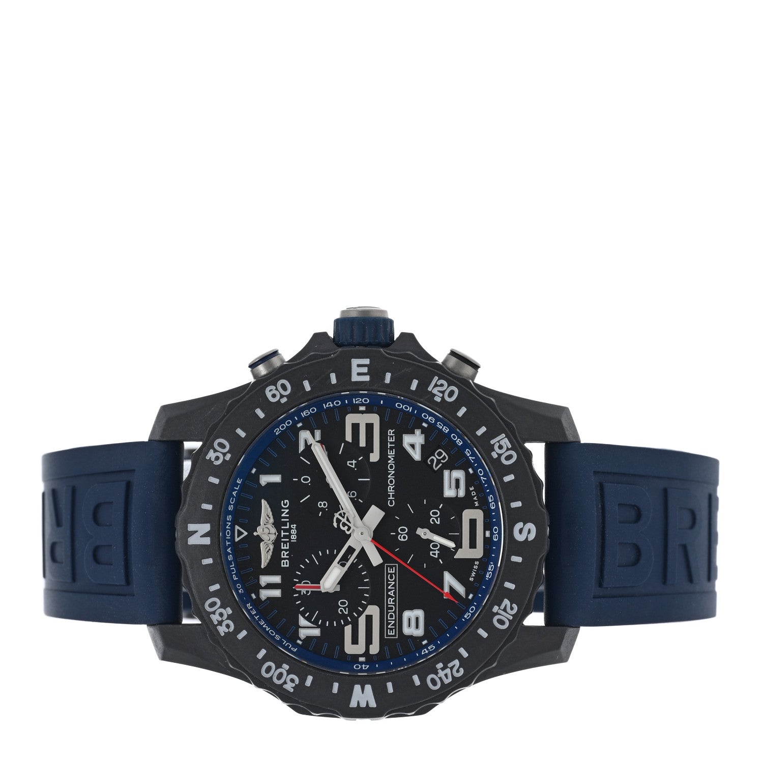 Breitling Breitlight Rubber 44mm Endurance Pro Chronograph Quartz Watch Black X82310 2 of 5