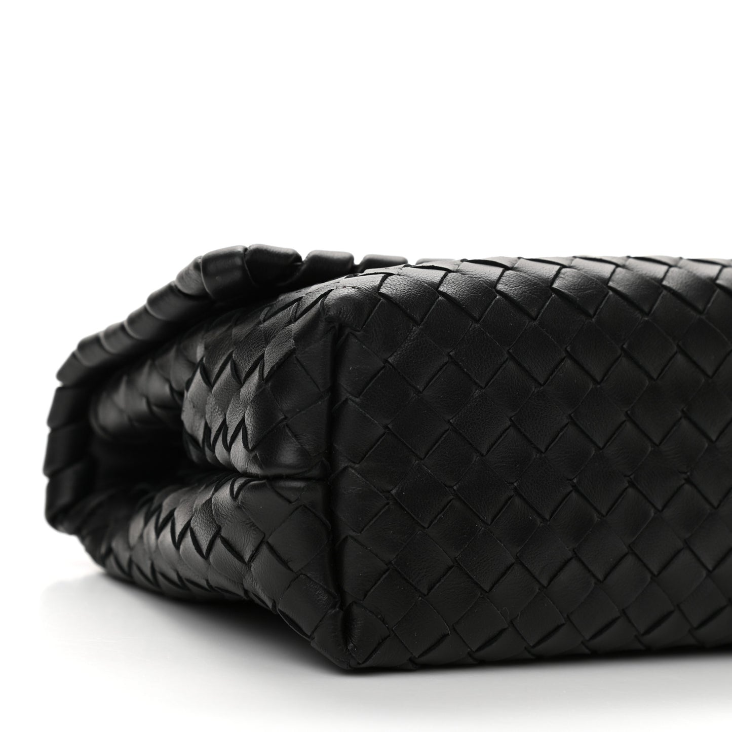 Nappa Intrecciato Baby Olimpia Shoulder Bag Black