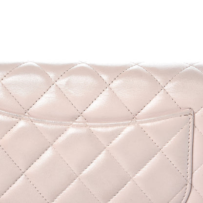 Chanel Lambskin Quilted Wallet On Chain WOC Rose Pale 14 of 17