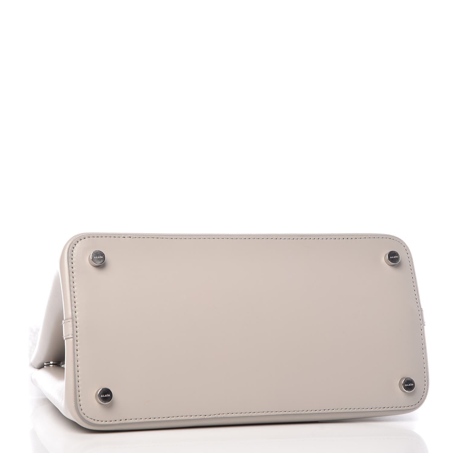 Alaia Calfskin Studded Mina 25 Bag Grey 7 of 10