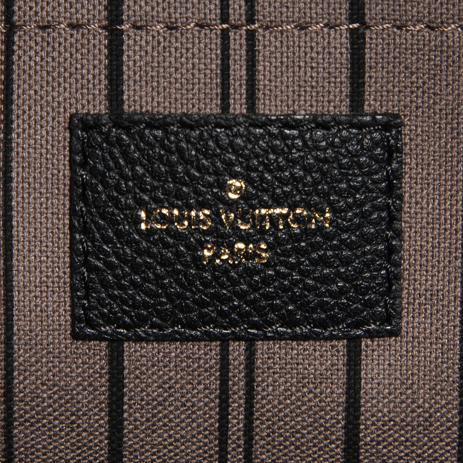 Louis Vuitton Empreinte Montaigne MM Black 6 of 8