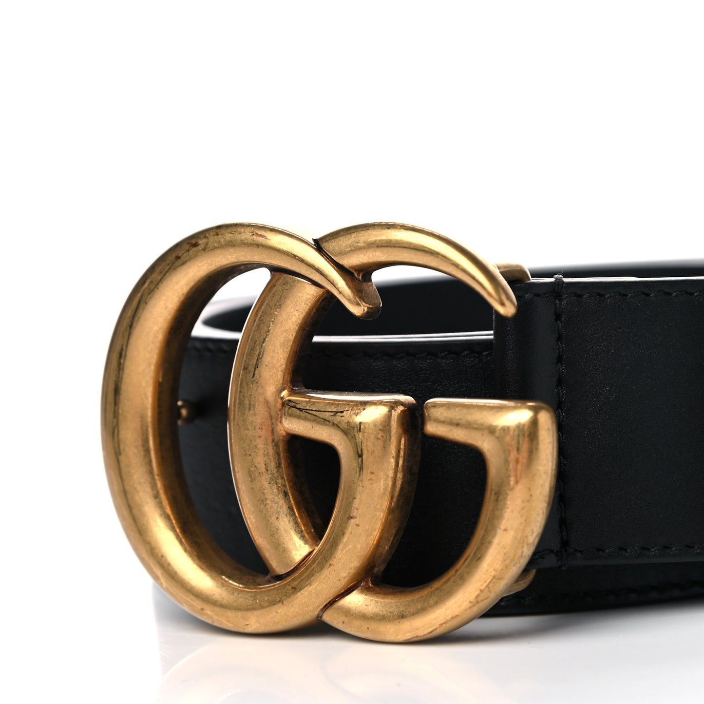Calfskin Double G 40mm Belt 95 38 Black