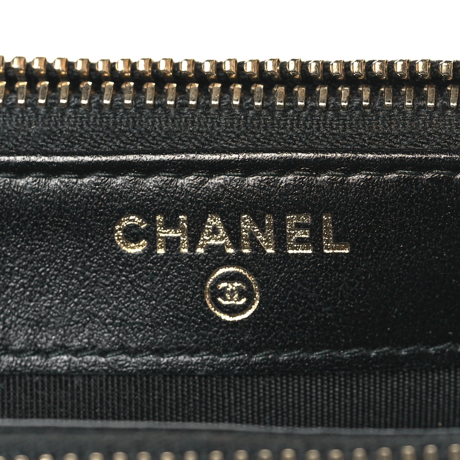 Chanel Caviar Quilted CC Filigree Clutch With Chain Black 6 of 11