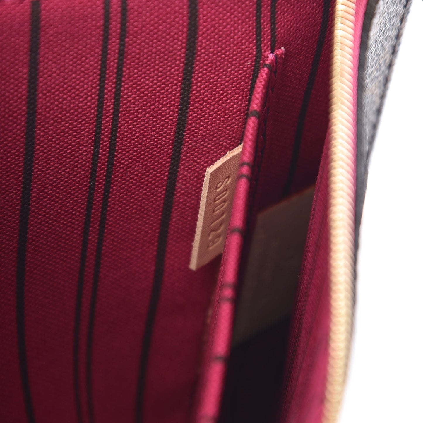 Monogram Neverfull MM GM Pochette Pivoine