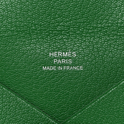 Hermes Chevre Mysore Calvi Card Case Vert Vertigo 6 of 8