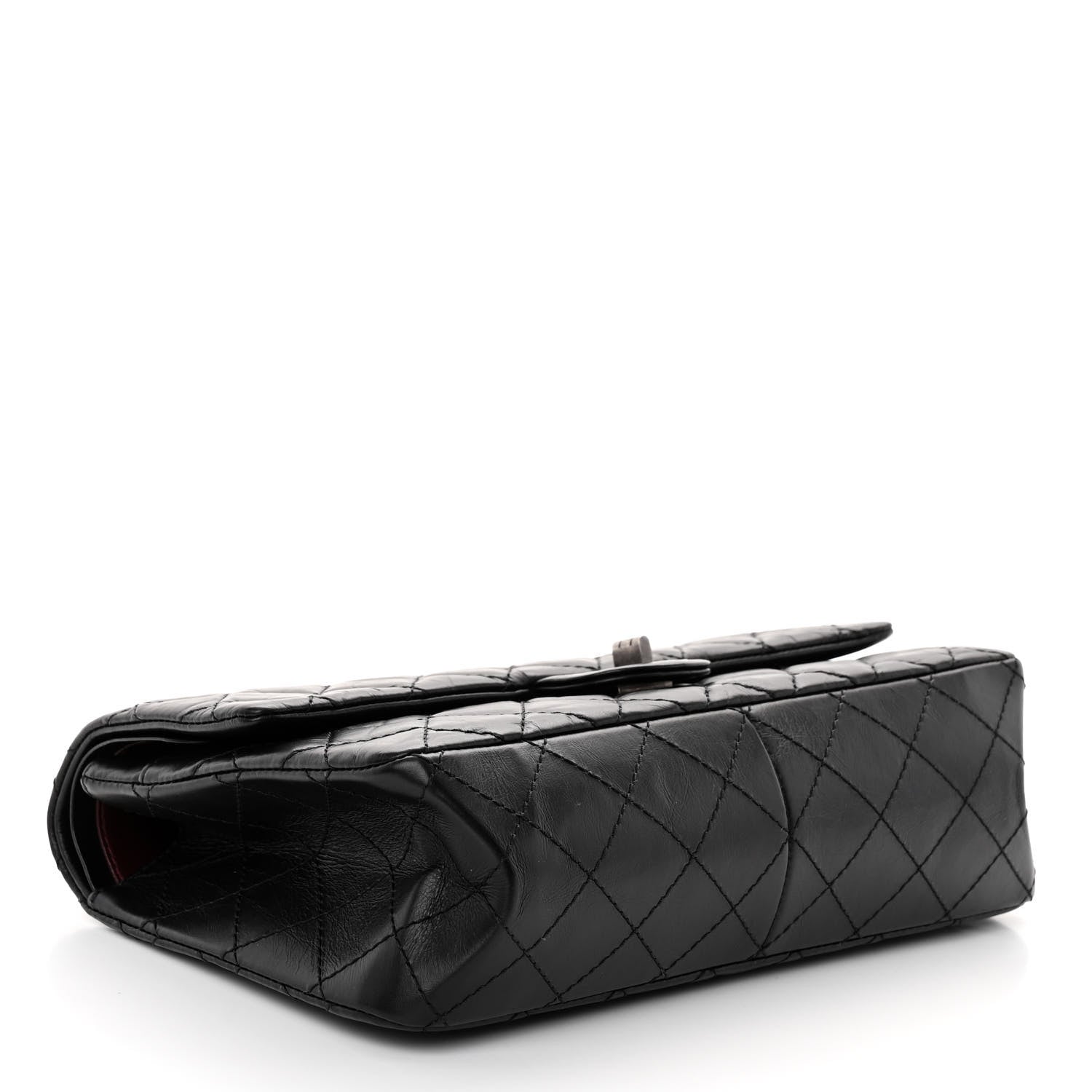 Chanel Aged Calfskin Quilted 2.55 Reissue 226 Flap Black 4 of 11