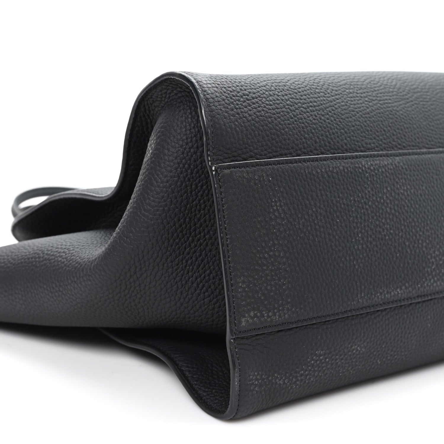 The Row Matte Grained Calfskin Marlo 17 Black 8 of 9
