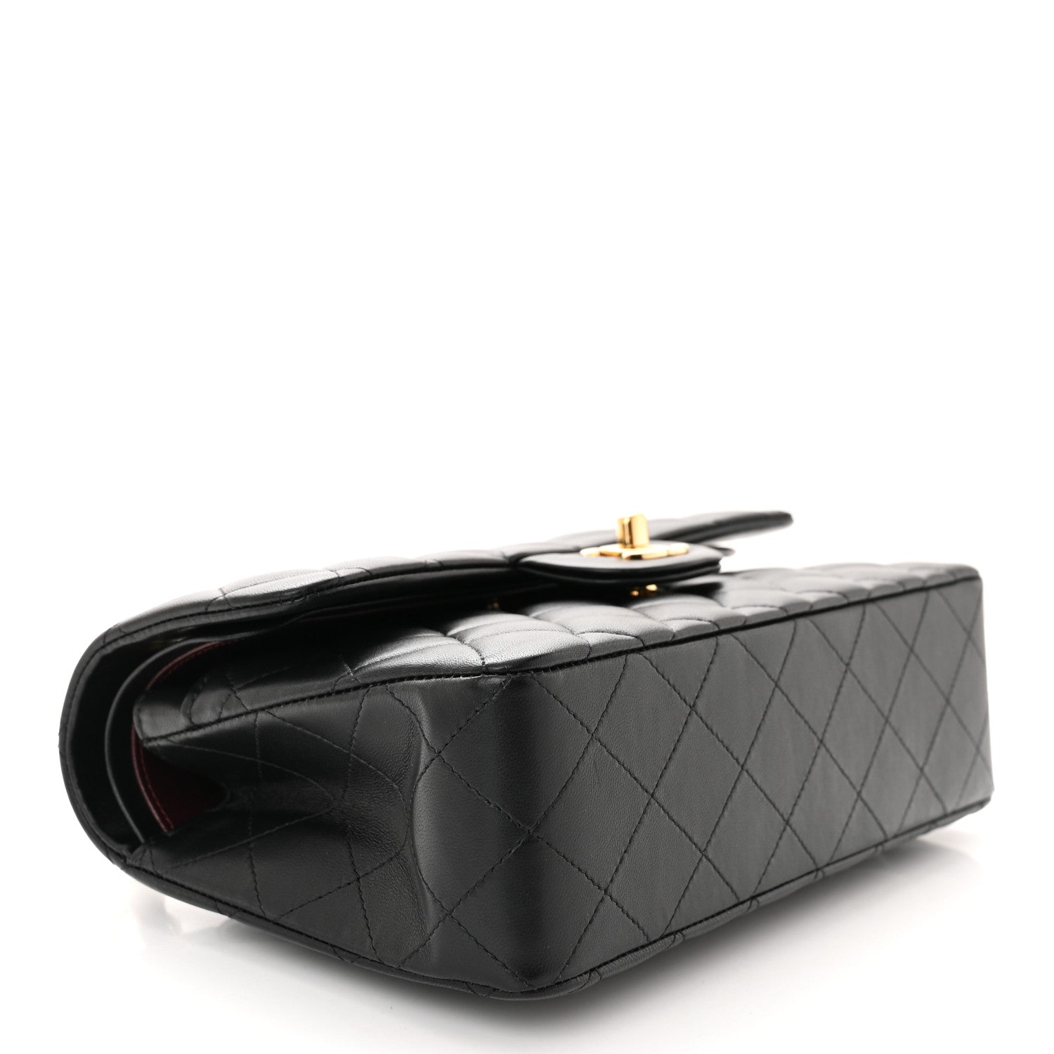 Chanel Lambskin Quilted Small Double Flap Black 4 of 11