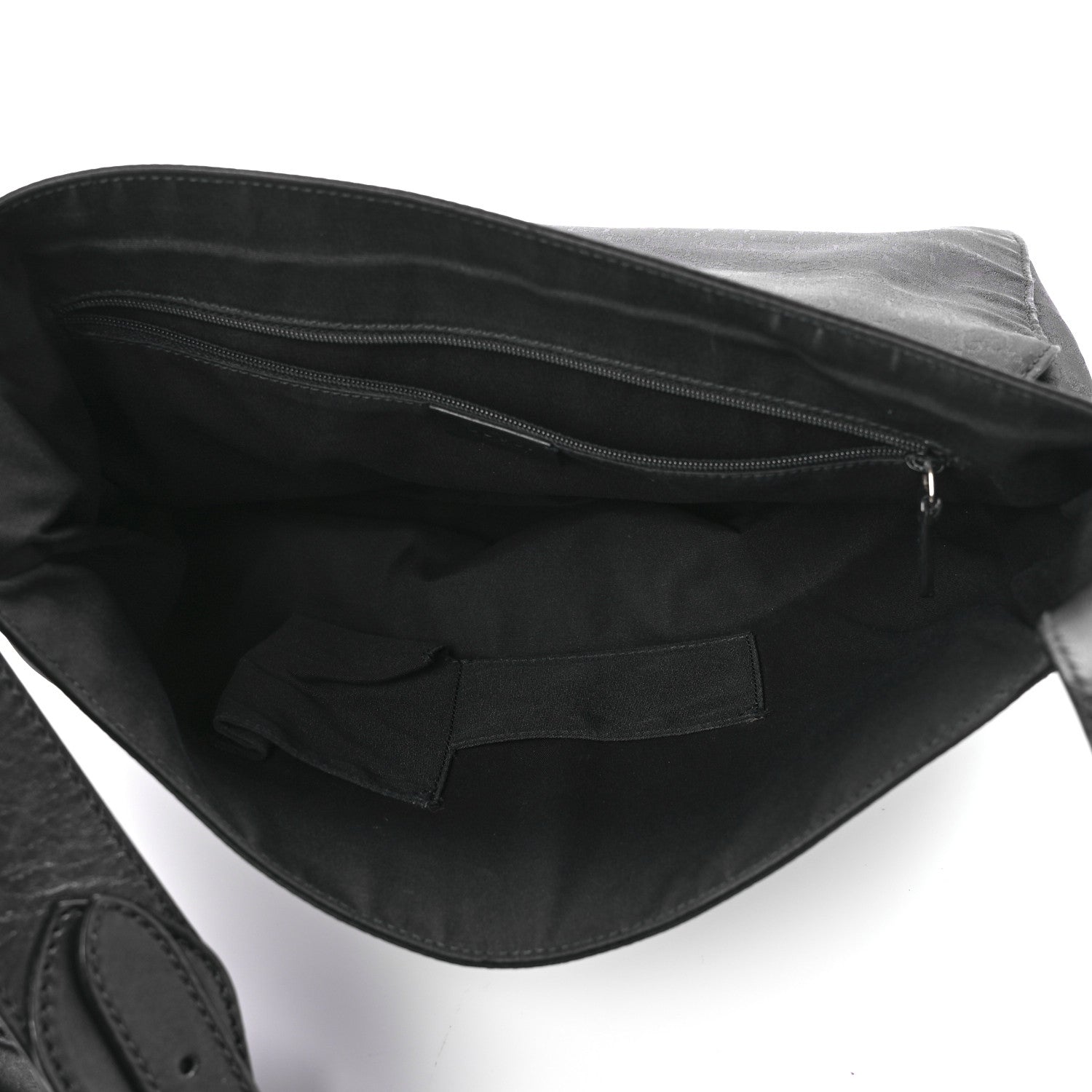 Gucci Nylon Monogram Messenger Bag Black 6 of 12
