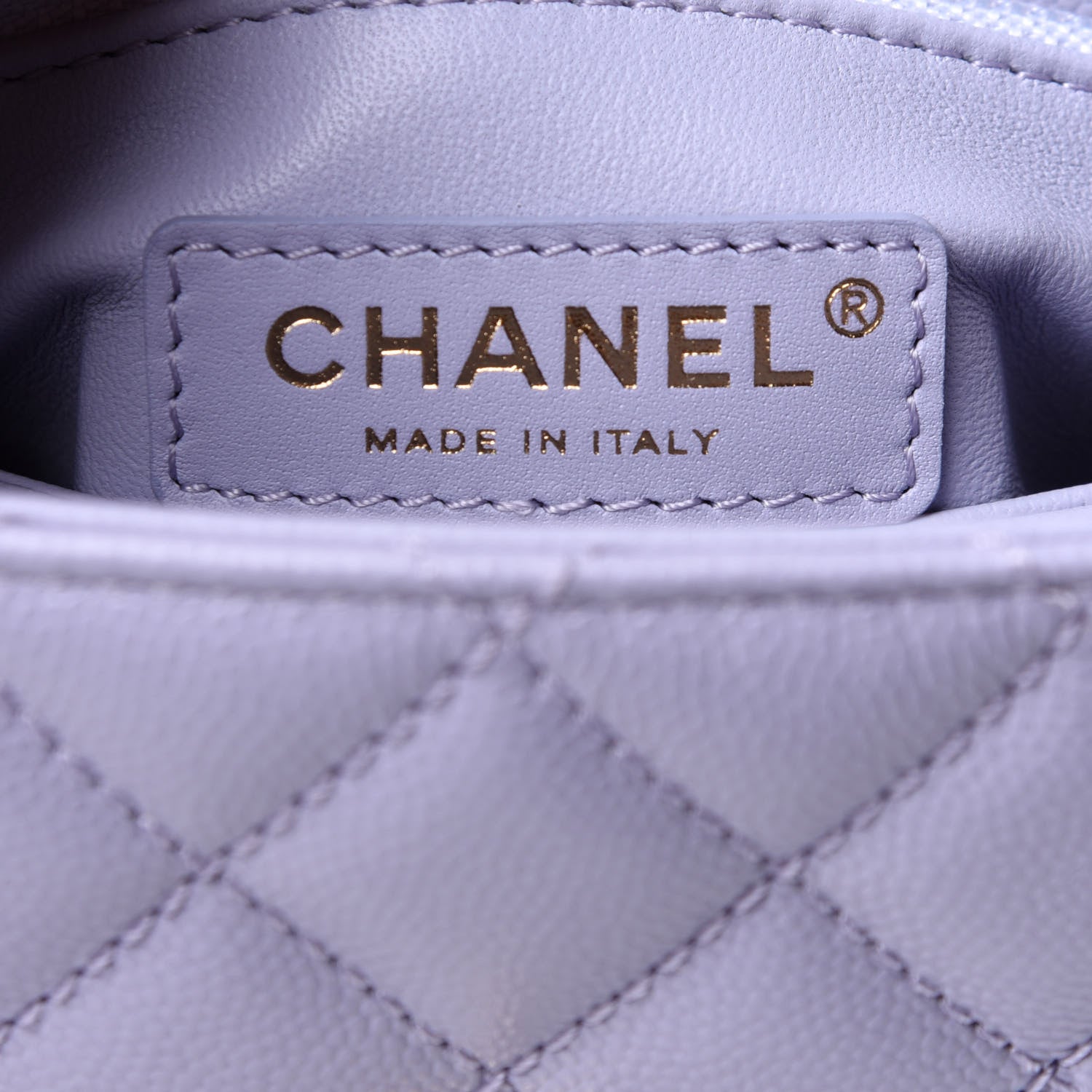 Chanel Caviar Quilted Mini Coco Handle Flap Light Purple 6 of 11