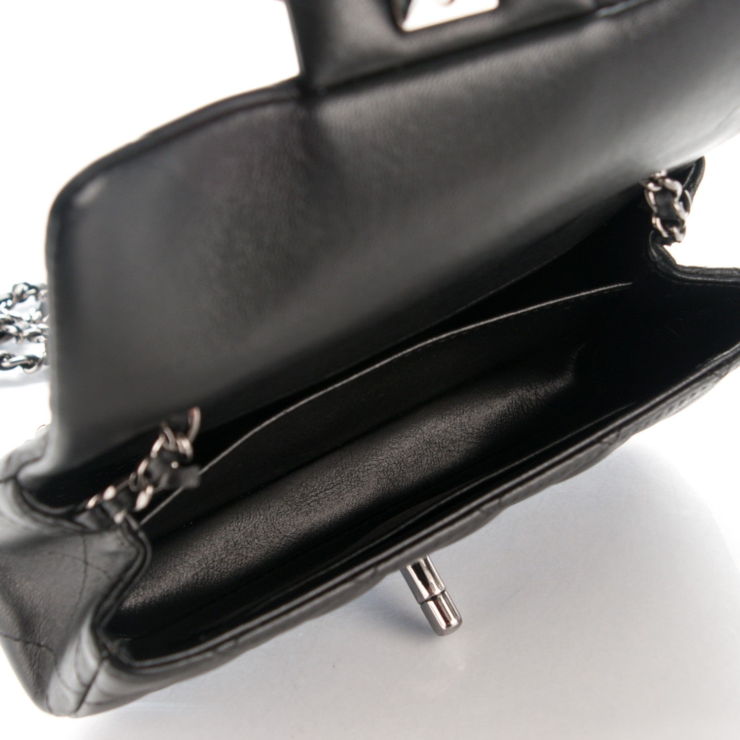 Chanel Lambskin Quilted Extra Mini Flap Black 5 of 8