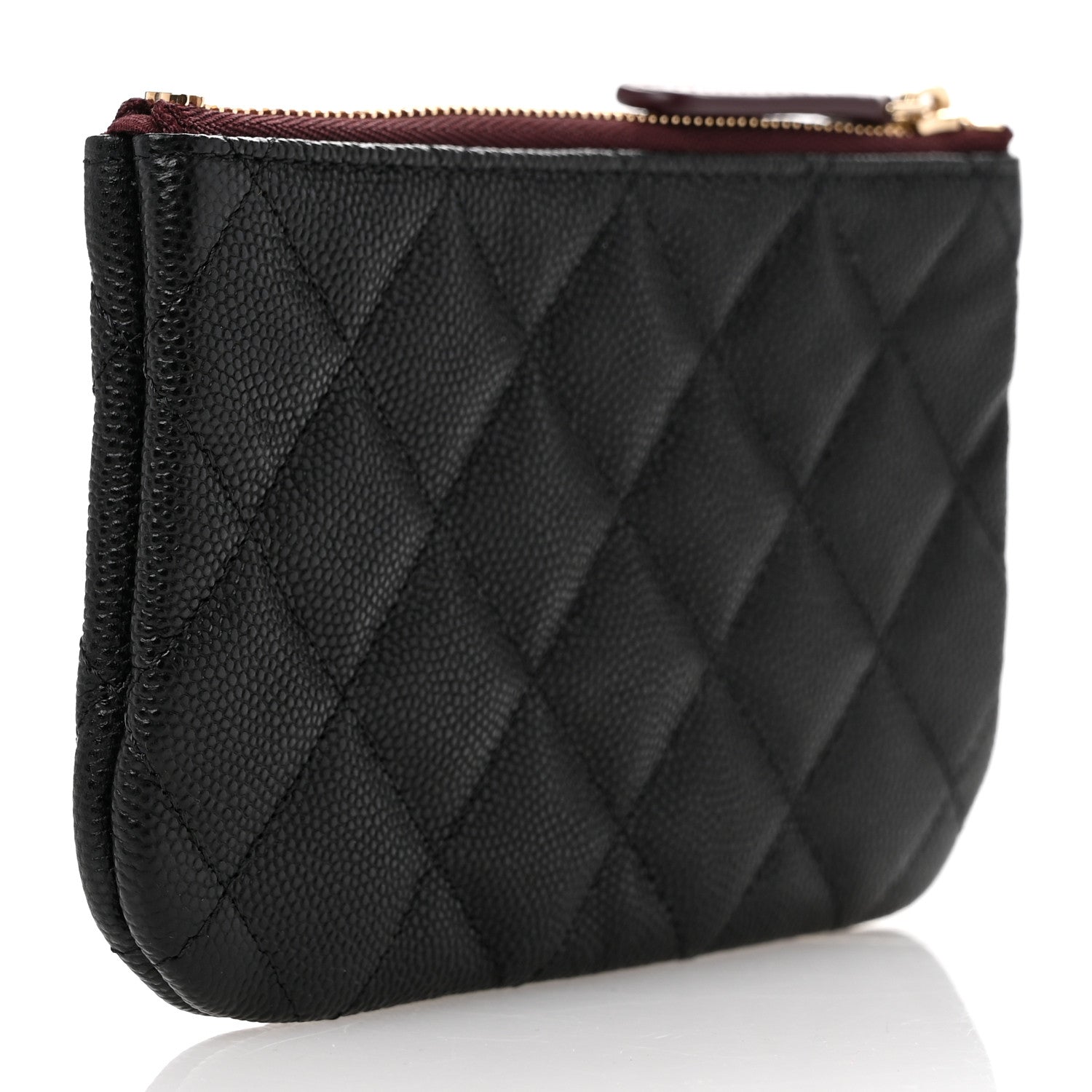 Chanel Caviar Quilted Small Cosmetic Case Black 3 of 7