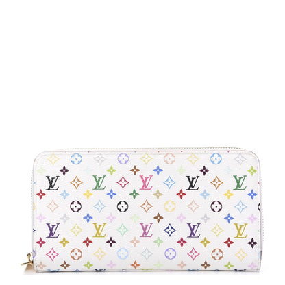 Louis Vuitton Monogram Multicolor Zippy Wallet White Litchi 1 of 5