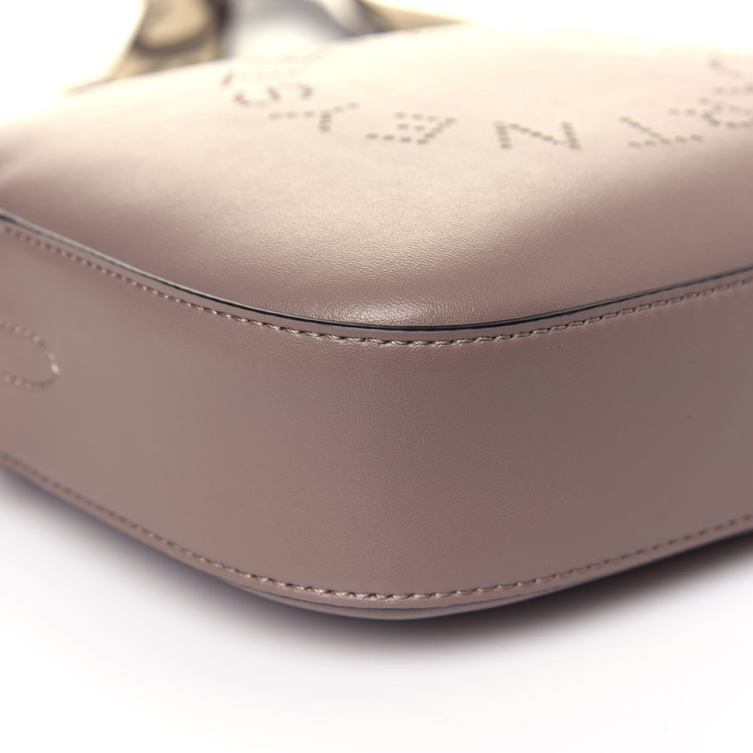 Stella McCartney Eco Alter Nappa Perforated Logo Mini Bag Dark Taupe 6 of 11