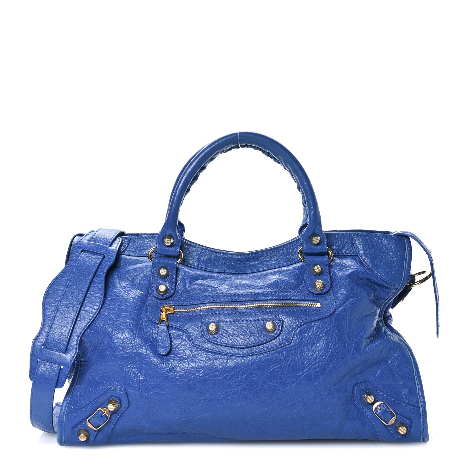 Balenciaga Agneau Giant 12 Gold Hardware City Bleu Lazuli 1 of 12