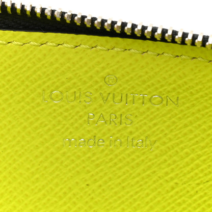 Louis Vuitton Monogram Taiga Coin Card Holder Yellow 6 of 8