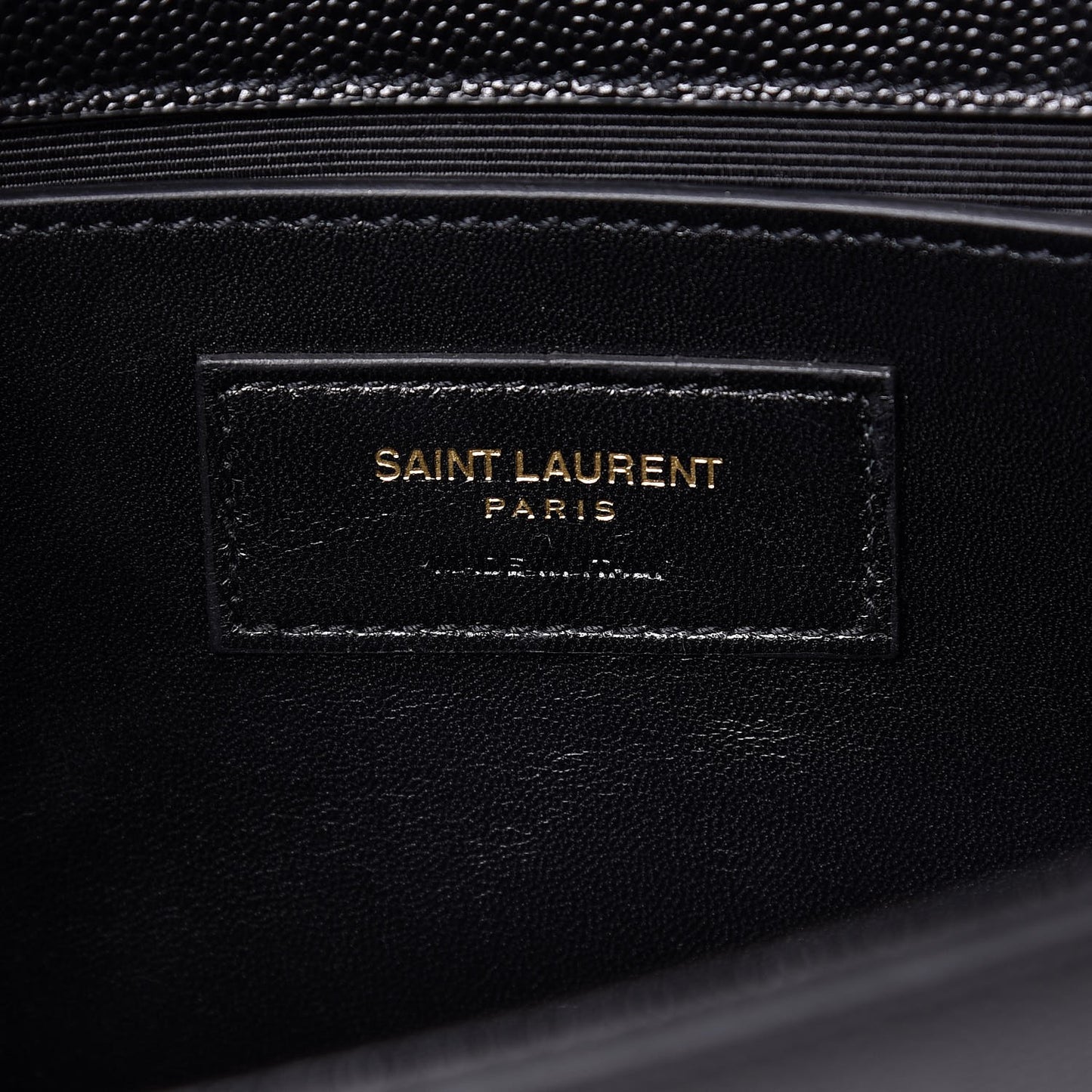 Grain De Poudre Monogram Cassandre Clutch Black