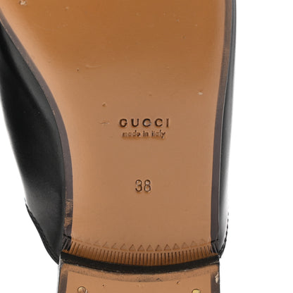 Gucci Calfskin Womens Princetown Slippers 38 Black 10 of 18