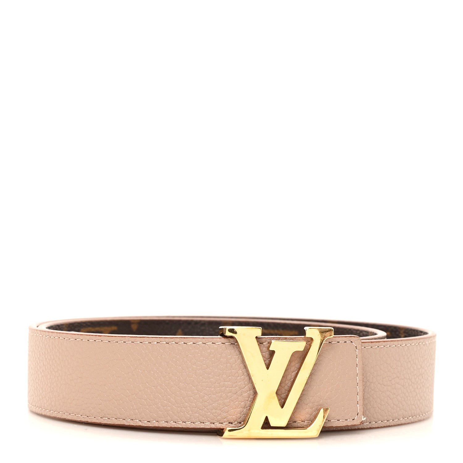 Louis Vuitton Calfskin Monogram 30mm LV Initiales Reversible Belt 80 32 Arizona 1 of 5