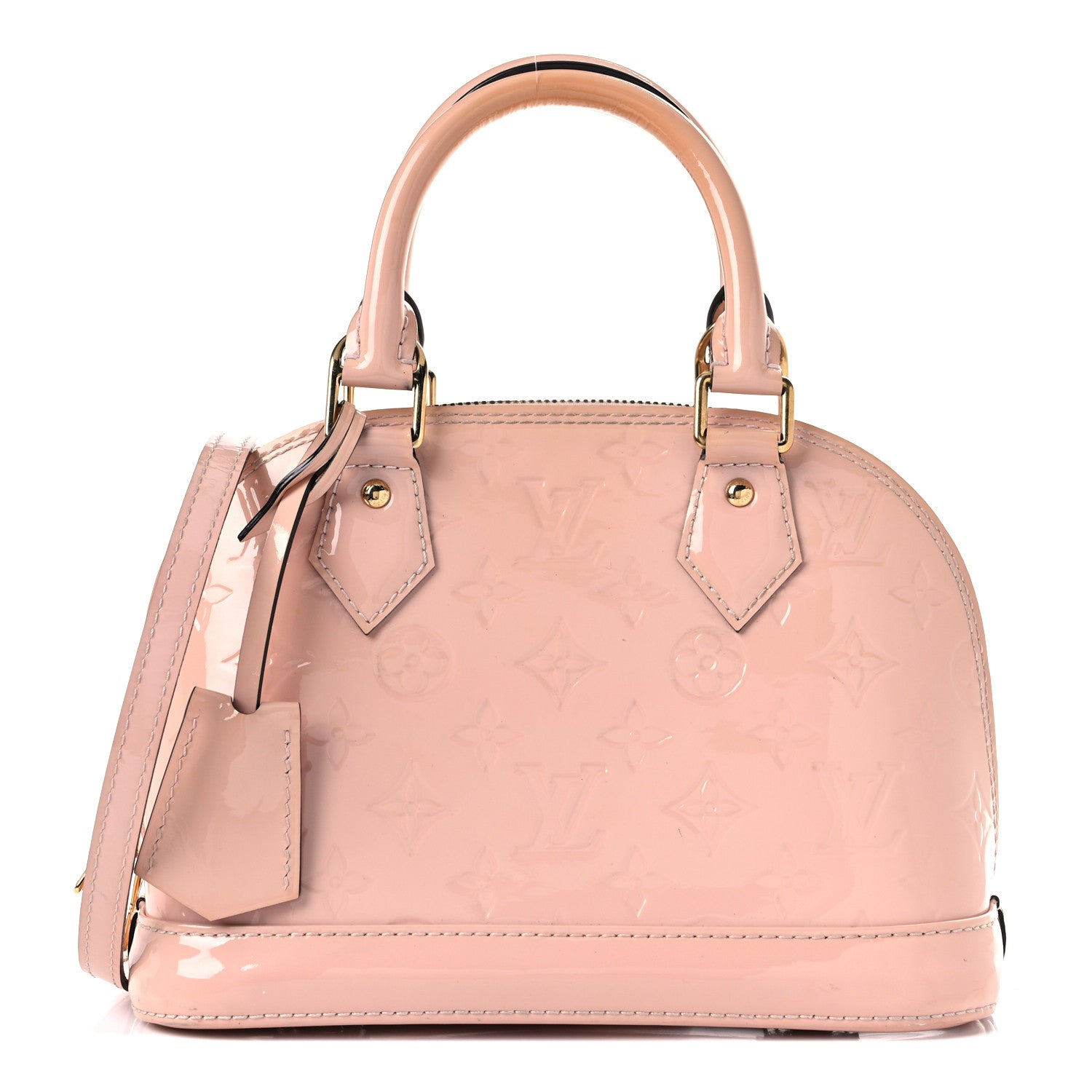 Louis Vuitton Vernis Alma BB Rose Ballerine 1 of 20
