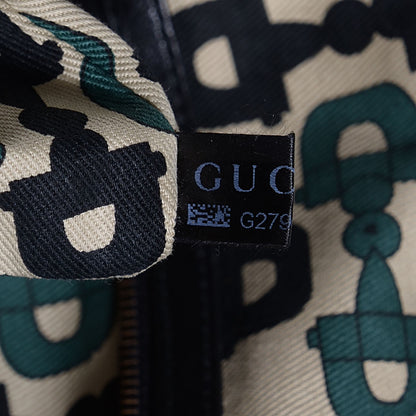 Gucci Guccissima Medium Babouska Dome Bag Black 8 of 9