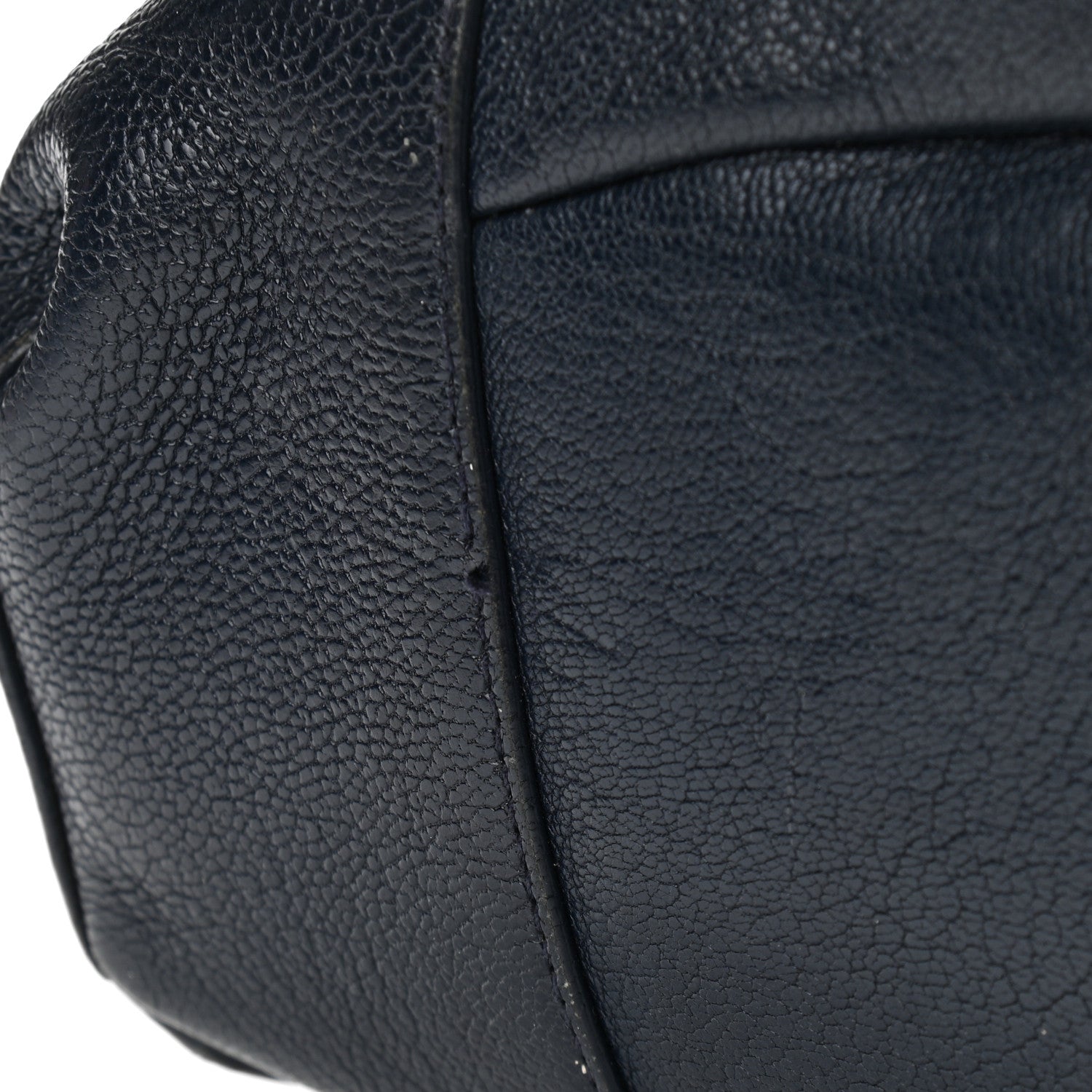 Balenciaga Chevre Gold Metallic Edge Hardware Backpack Bleu Nuit 12 of 15
